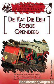 De kat die een boekje opendeed