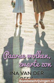 Paarse wolken, zwarte zon