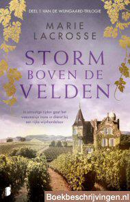 Storm boven de velden