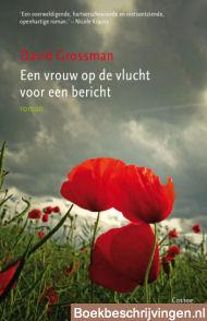 Een vrouw op de vlucht voor een bericht