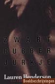 Zwart rubber jurkje